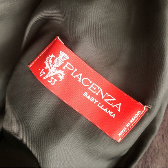 Cinzia Rocca pressed llama full length coat - Picture 14 of 15